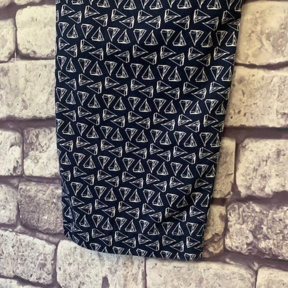 Liz Claiborne Navy & White Pants Size 6 - Picture 9 of 10